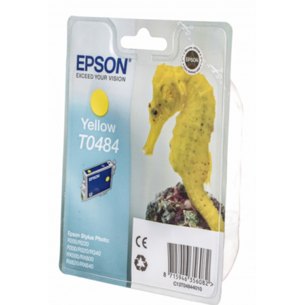 Картридж Epson C13T04844010 R200/R300/RX500/RX600 желтый, фото 2
