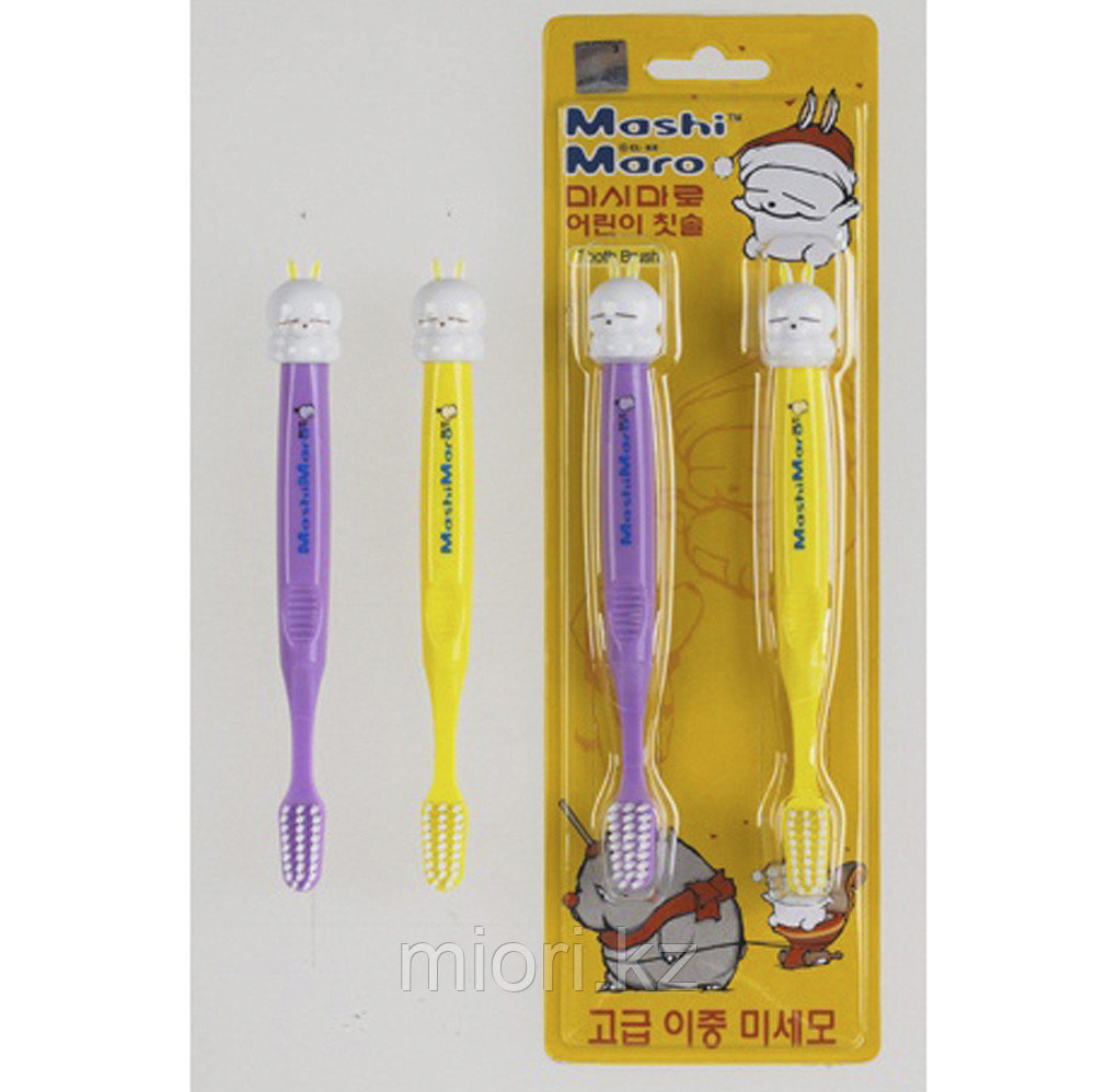Детская зубная щетка “MashiMaro Character Kids Toothbrush”