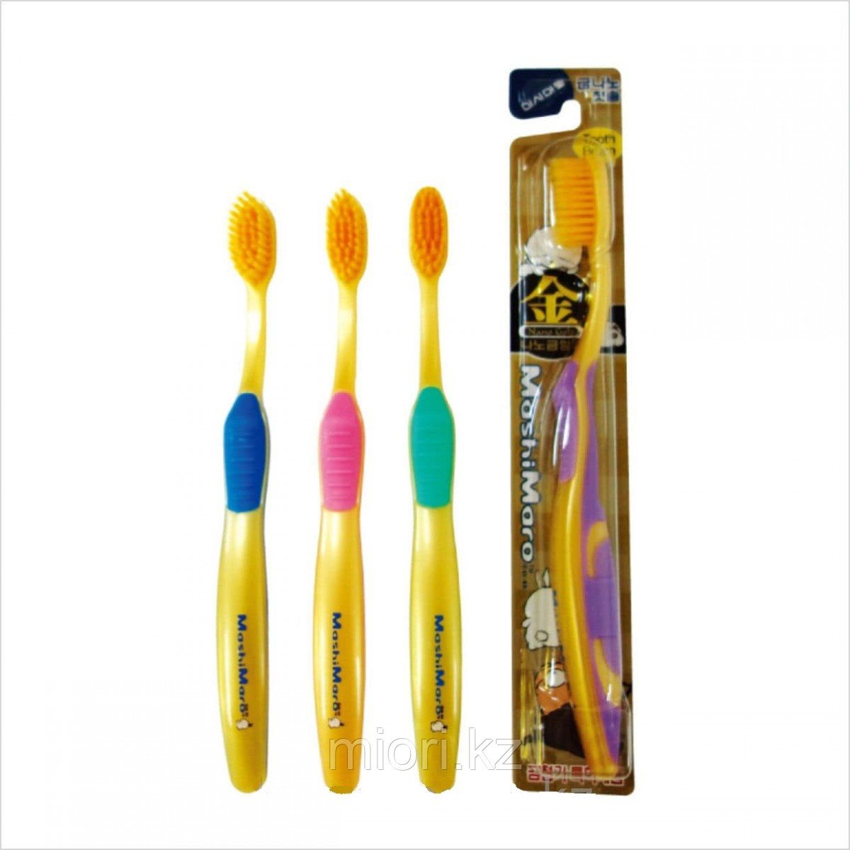 Зубная щетка MashiMaro Nano Gold Toothbrush c наночастицами золота - фото 1 - id-p39851487
