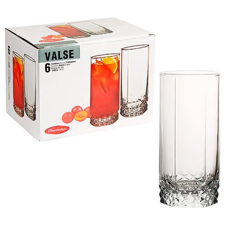 Набор высоких стаканов Pasabahce Valse 6 шт. 42949 - фото 1 - id-p39851790