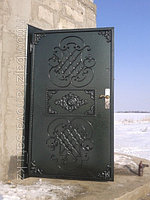 Покраска металлической двери