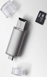 USB/microUSB Mirex SMART BLACK 16GB - фото 2 - id-p2458690