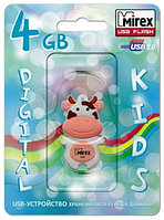 USB Mirex kids COW PEACH  4GB