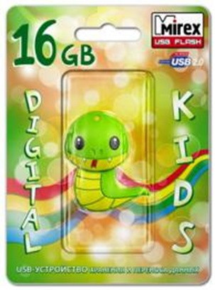 USB Mirex kids SNAKE GREEN  4GB