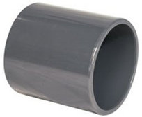 Клеевая двойная муфта ПВХ PN16