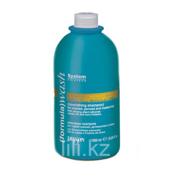 Питательный шампунь для окрашенных и поврежденных волос – DIKSON Nourishing Shampoo (formula) WASH 1000 мл.