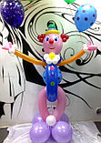 Клоун из шаров + гелиевые шарики, фото 4