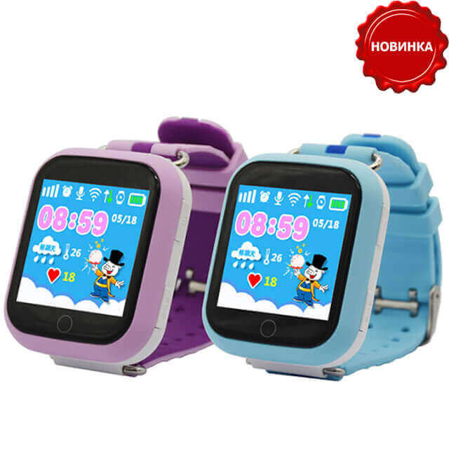 Детские умные часы с gps-трекером Q750 Wi-Fi - фото 1 - id-p39846258