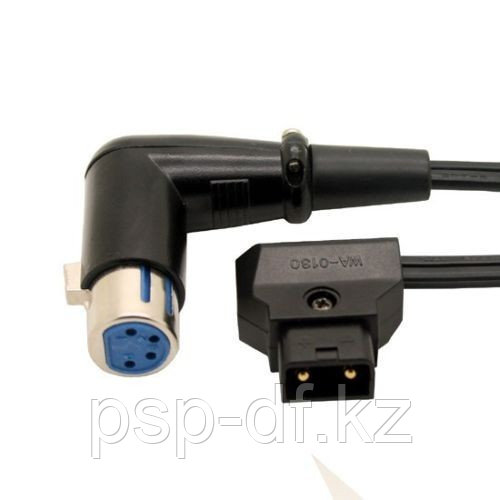 D-Tap Male to Female Angle 4-Pin XLR Cable 1.0m
