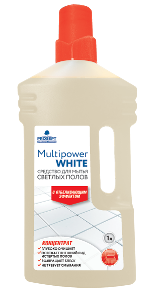 Моющее средство концентрат для мытья белых и светлых полов  Multipower White 1 л.