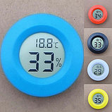 ЖК-термометр гигрометр круглый THT-45mm, фото 4