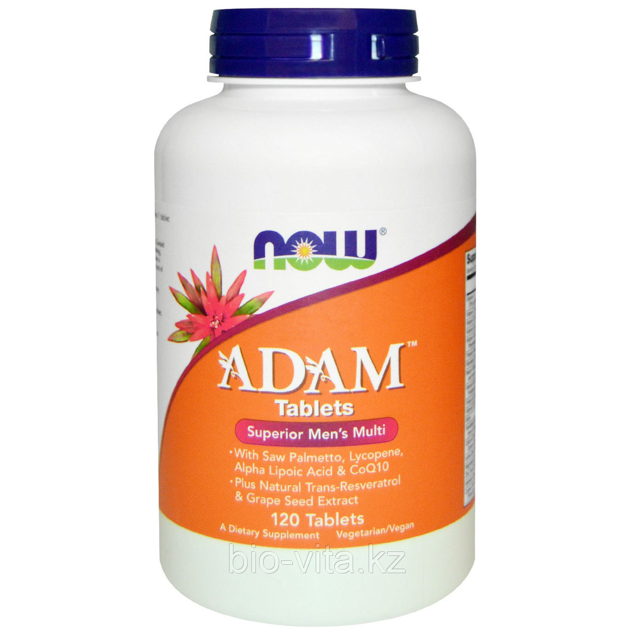 Adam, лучшие мультивитамины для мужчин, 120 таблеток по 1 в день. Now foods