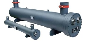 Теплообменник для охлаждения жидкости кожухотрубный. Испаритель WTK SCE 23 (Италия) , фото 1