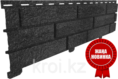 Акриловая Фасадная панель STONE HOUSE (Стоун Хаус) под камень и кирпич, цвет: Кирпич-Графитовый
