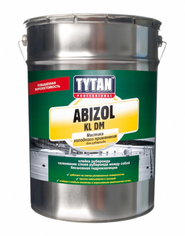 ABIZOL KL DM Мастика Холодного Применения для Рубероида