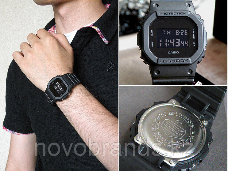 Часы Casio G-Shock DW-5600BB-1ADR - фото 3 - id-p40101144