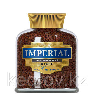 "IMPERIAL Классик" кофе порошкообразный с добавлением молотого кофе, 95гр стекло.