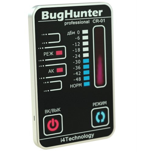 Детектор скрытых жучков, видеокамер и прослушивающих устройств "BugHunter CR-01" Карточка - фото 1 - id-p4868923