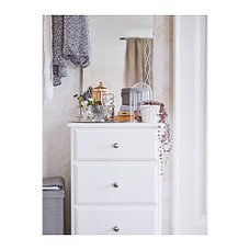 Комод с 5 ящиками ТИССЕДАЛЬ белый ИКЕА, IKEA, фото 2