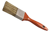Кисть плоская STAYER "LASUR - LUX", деревянная ручка, смешанная щетина, 100мм