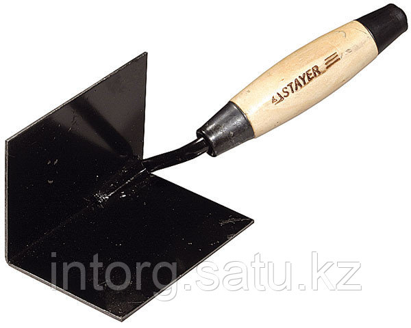 Кельма STAYER с деревянной усиленной ручкой для внешних углов - фото 1 - id-p40190306