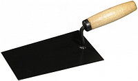Кельма STAYER "PROFI", "трапеция", нержавеющее полотно, деревянная рукоятка, 140мм
