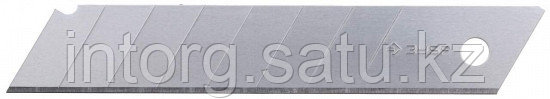 Лезвия ЗУБР "ЭКСПЕРТ" сегментированные, улучшенная инструментальная сталь У8А, в боксе, 18 мм, 10шт - фото 1 - id-p40190395