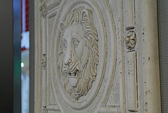 Декор керамический лев