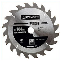 Диск пильный STAYER MASTER "FAST-Line" по дереву, 190х20мм, 24Т