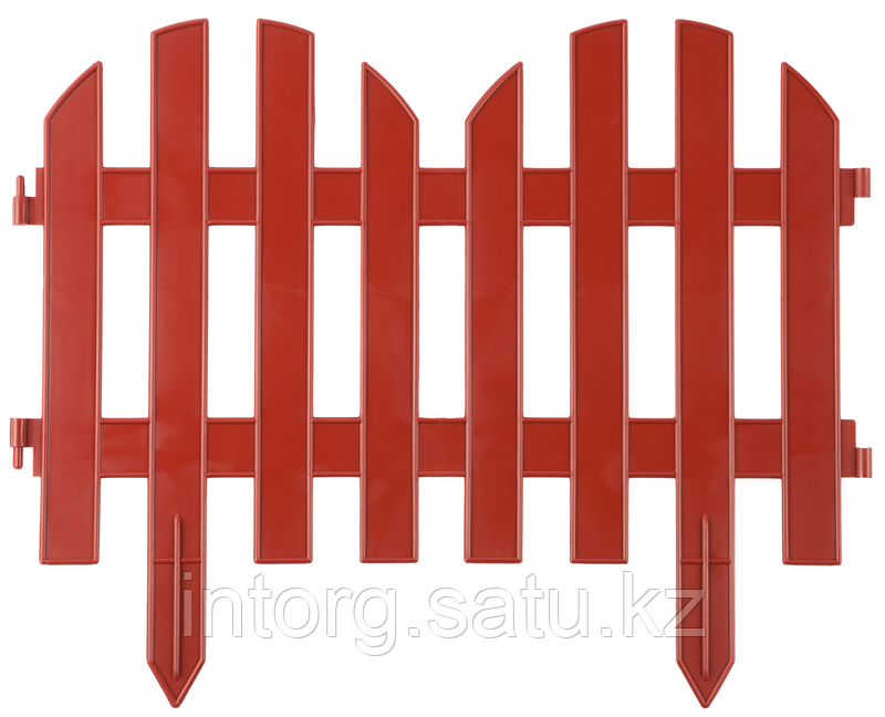 Забор декоративный GRINDA "ПАЛИСАДНИК", 28x300см, терракот - фото 1 - id-p40195714