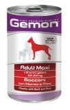 Gemon Maxi Adult кусочки говядины с рисом влажный корм для собак крупных пород 1250 гр