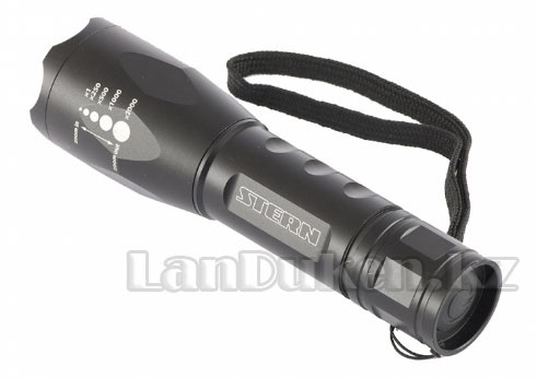 Фонарь, 3W CREE LED 3W зум 3 режима 100%-50%-строб ремешок 160 Лм 200 м Stern 90581 (002) - фото 3 - id-p40268948