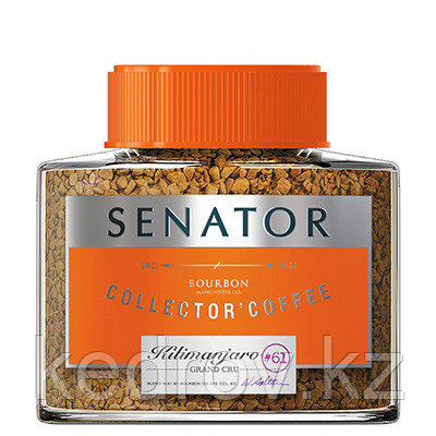 "SENATOR Kilimanjaro New 2015" кофе сублимированный, 100 гр стекло.