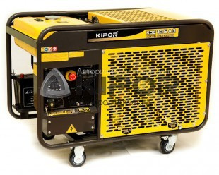 Дизельный генератор KIPOR KDE12EA3, фото 1