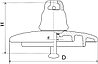 Изолятор линейный подвесной ПС-120 Б, фото 2