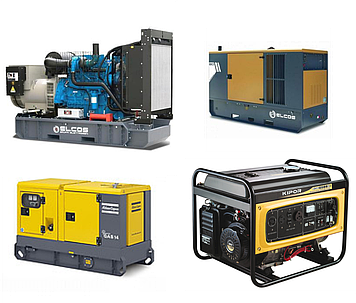 Генераторы дизельные, бензиновые, стационарные, передвижные