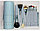 Набор кистей для макияжа MAC в тубусе голубой (12 штук, чехол), фото 5