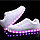 LED Кроссовки со светящейся подошвой, белые низкие, 35-41, фото 2