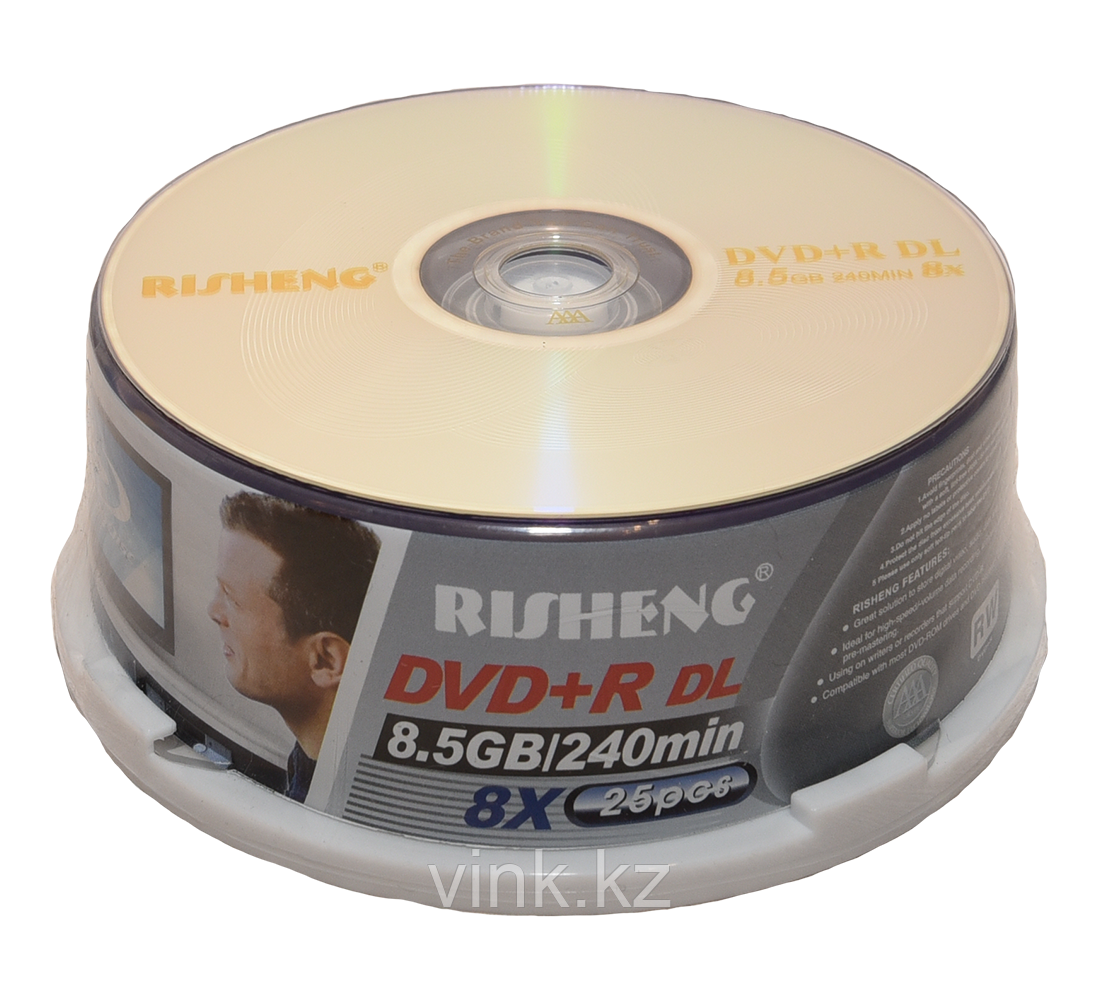 Диски DVD+R DL 8.5GB/240min - фото 1 - id-p40377135