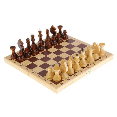Шахматы 290х290 мм (фанера, дерево) - фото 2 - id-p40393391