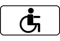 Дорожный знак "Для инвалидов"