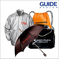 Нанесение логотипа на зонты, куртки, сумки, рюкзаки