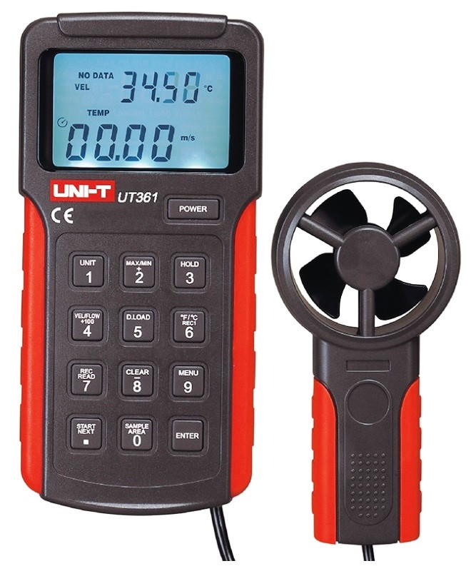 UT361 Анемометр UNI-T. Внесён в реестр СИ Казахстана