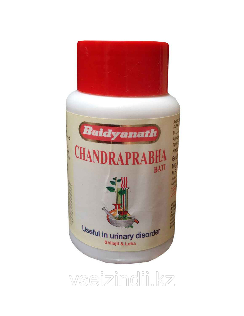 Чандрапрабха Бати, Байдьянахт (Chandraprabha Bati, Baidyanath), почки, отек, яичники, гипофиз