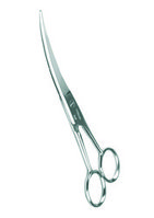 Ножницы для выстригания шерсти у животных, изогнутые, дл.180 мм 