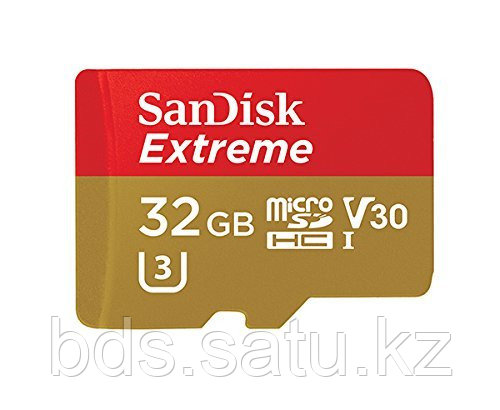 Карта памяти SanDisk 32GB Extreme microSDHC + SD adapter 100/60 MB/s