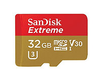 Карта памяти SanDisk 32GB Extreme microSDHC + SD adapter 100/60 MB/s