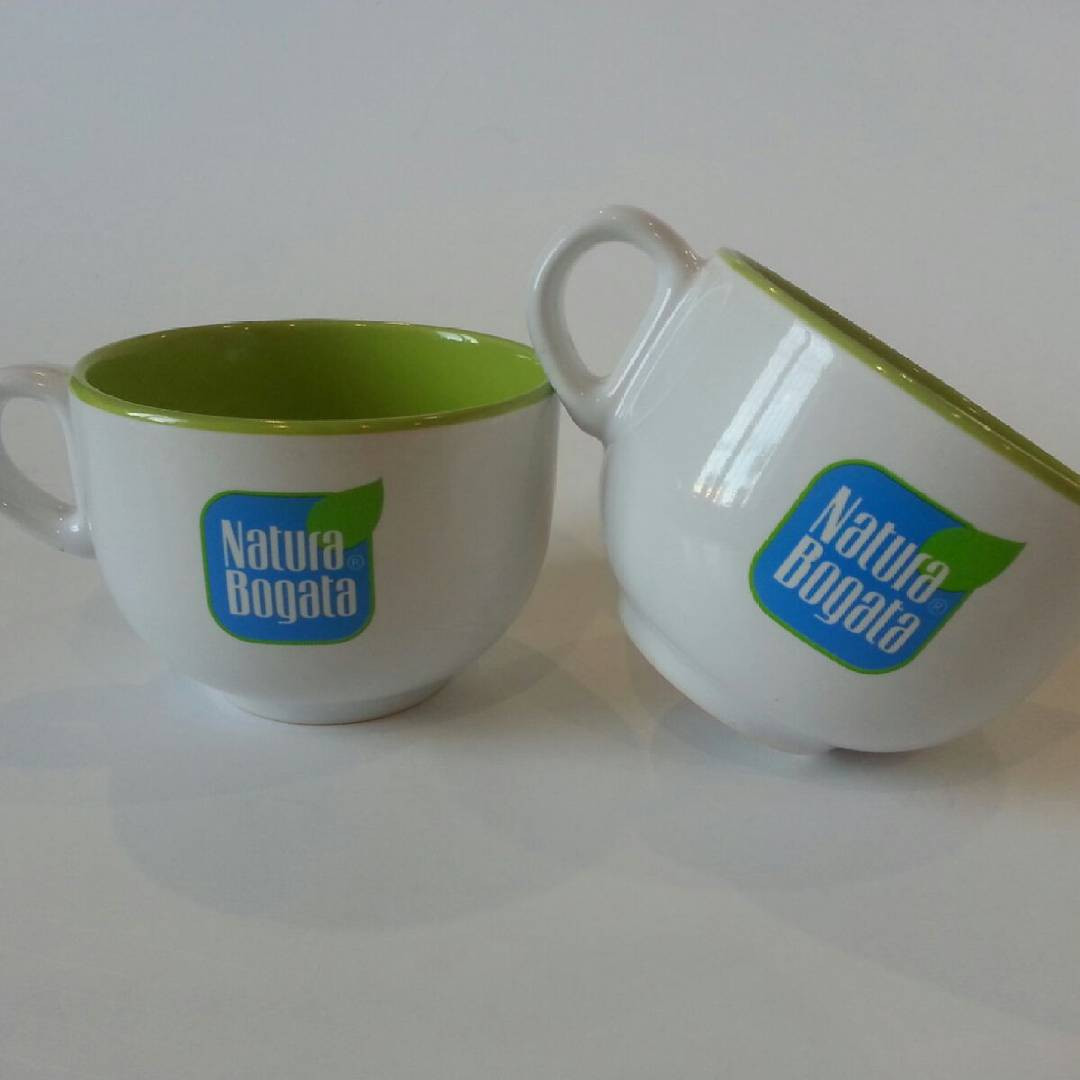 Чашки с логотипом в 2 цвета