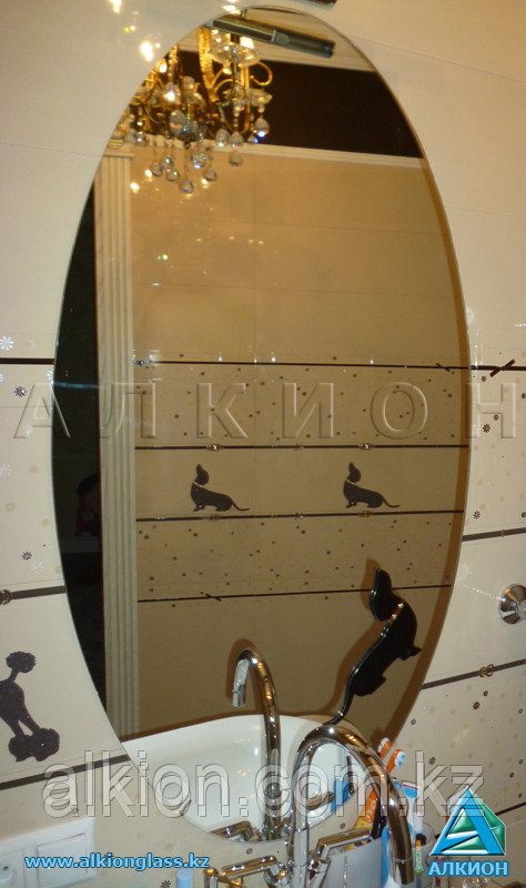Зеркала настенные с фьюзинг-декорами, фото 1