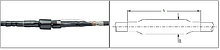 Муфта соединительная GUSJ-01/4x120-240